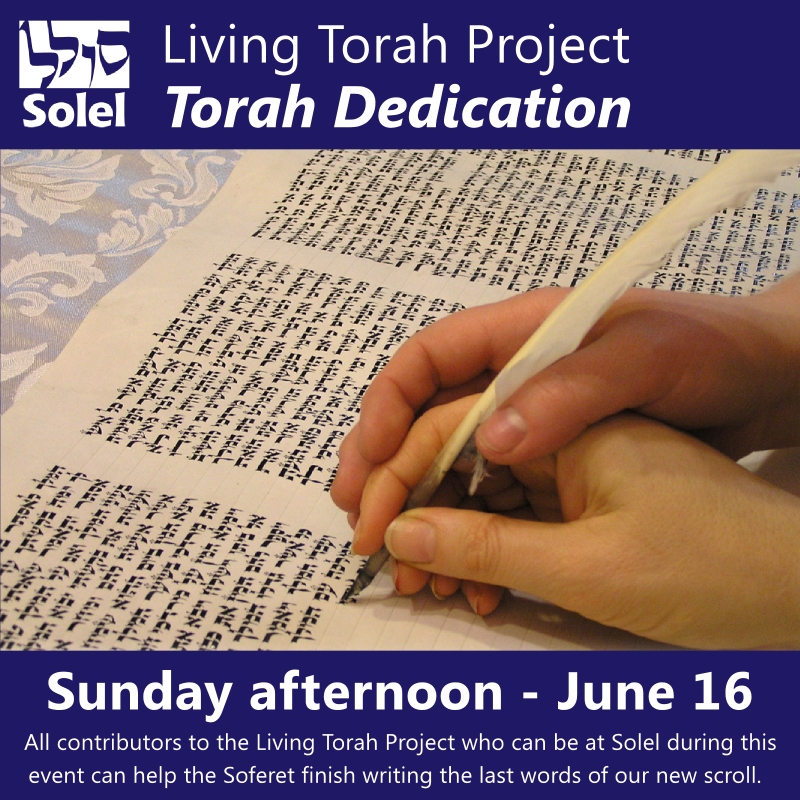Torah Scroll Dedication